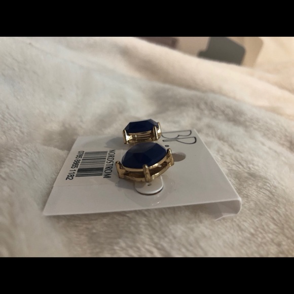 NEW BP from nordstrom blue stone earrings - Picture 3 of 3